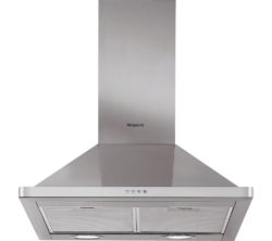 HOTPOINT  PHPN6.4FAMX Chimney Cooker Hood - Stainless Steel